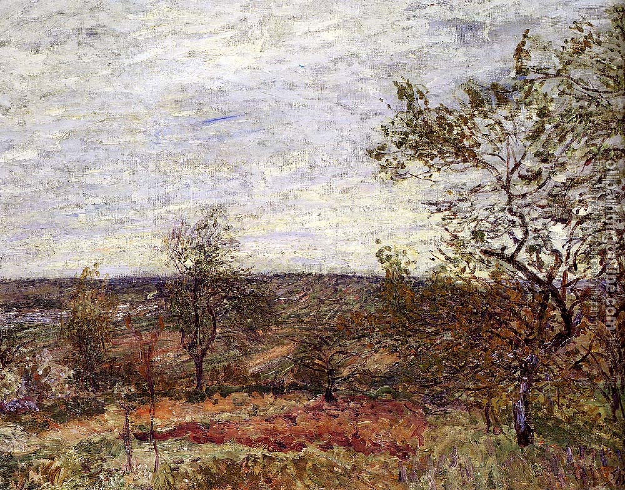 Sisley, Alfred - Windy Day At Veneux